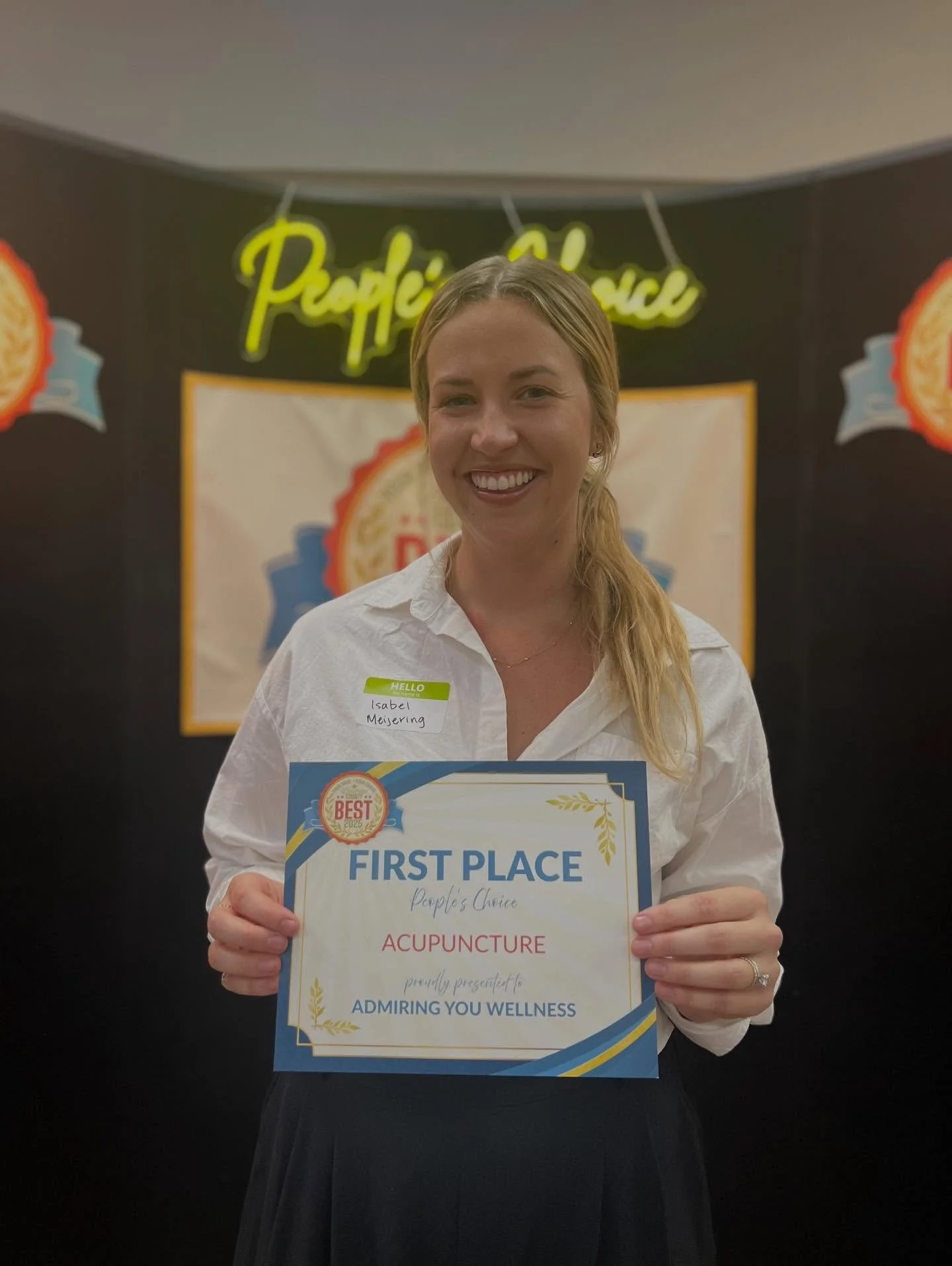 Thank you all SO MUCH for your votes 🤍 it means a lot to be voted best acupuncturist a second year in a row 🥹 thank you for your endless support and for your trust in me! I never take it for granted. I&rsquo;m honored to be a small part of your jou