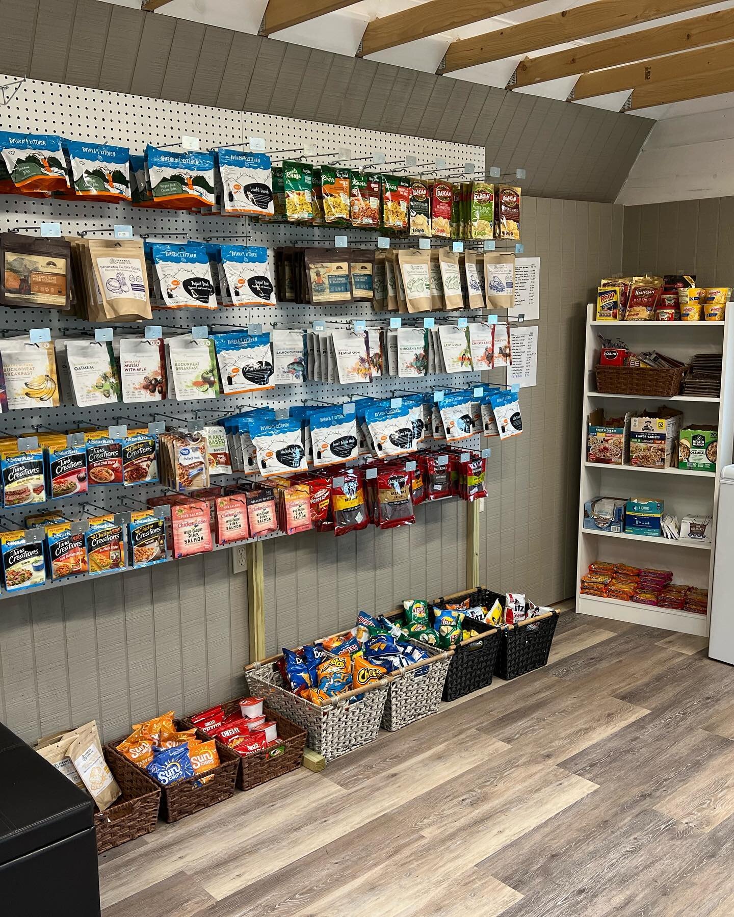 Burke&rsquo;s Garden Hostel Resupply Store.  Lots of choices for backpacker meals and full resupply.  Frozen foods and drinks galore.  Come check us out.  Just down from Walker Gap Appalachian Trail mile 571.2.