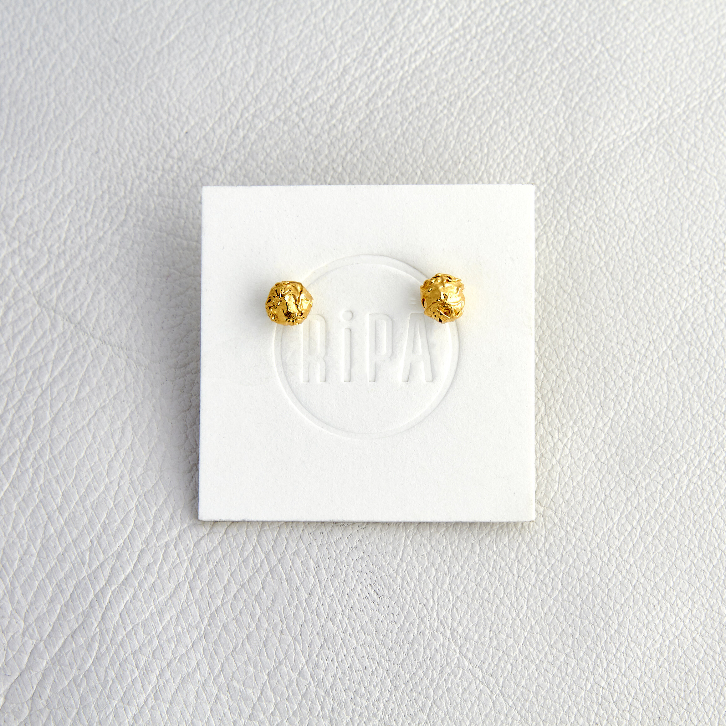 Pure Gold ear pins