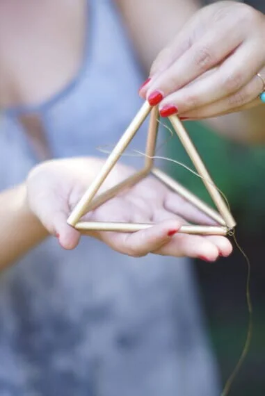 Faux Gold Terrarium DIY