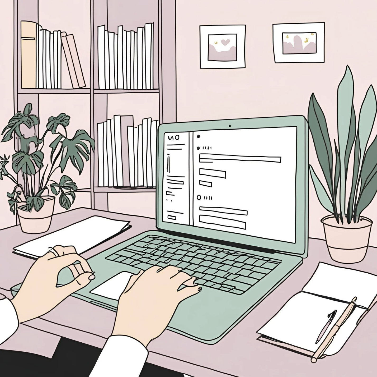 When I grow up, I'll be a... writer!