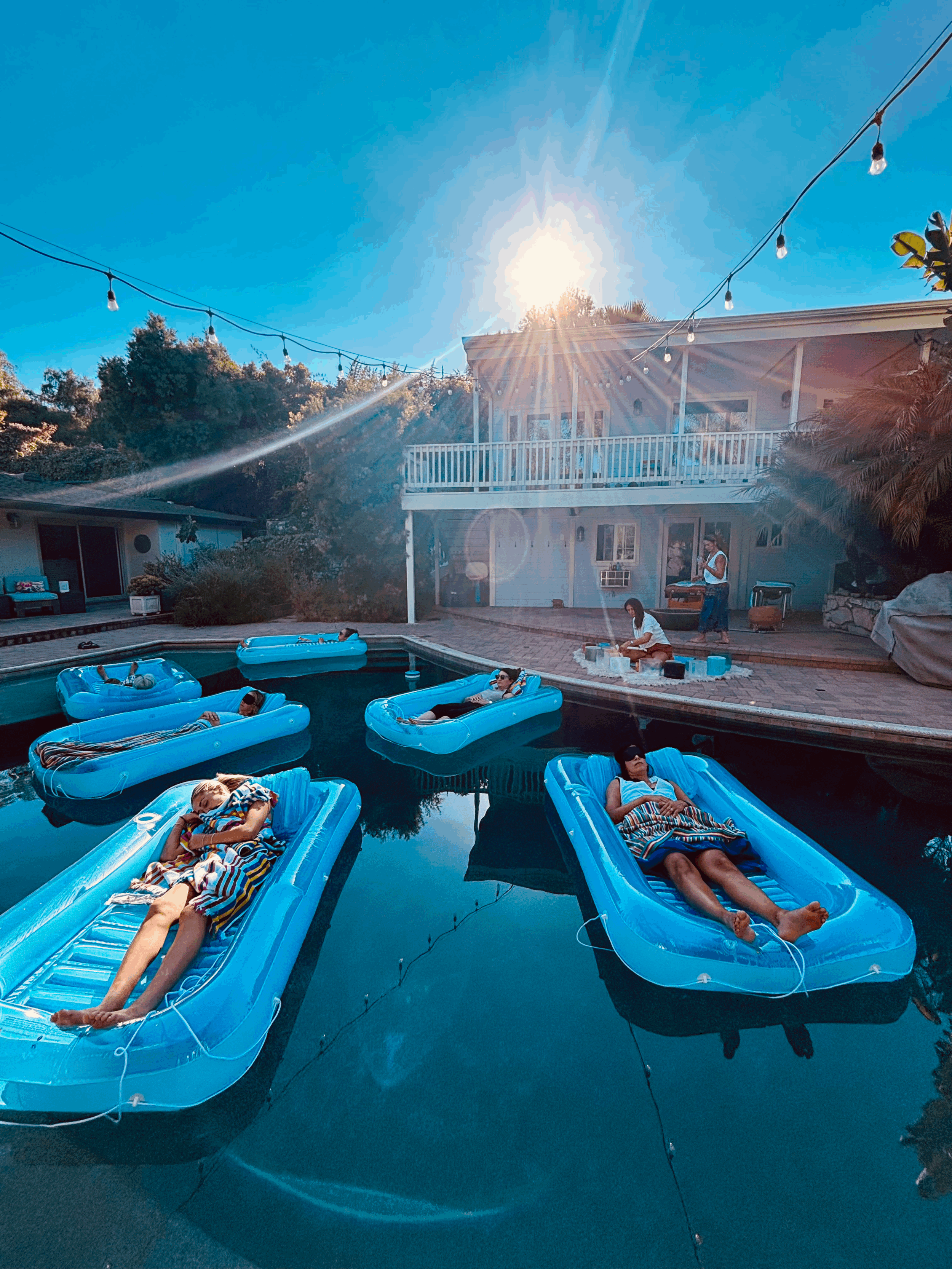 Lion's Gate Floating Soundbath: A Mini-Retreat w/ Lindsey Bonham, Sujya Camp, and Angela Matthews 