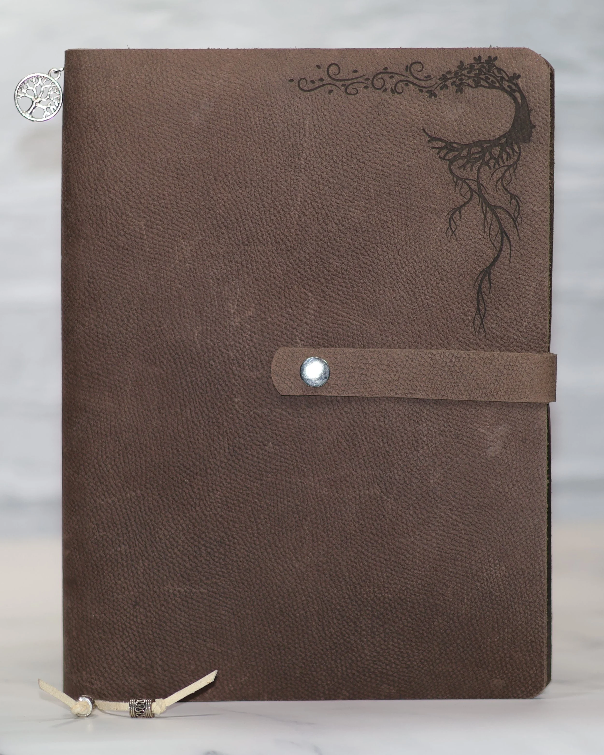 Composition Dark Brown Leather Cover   (Mother Earth)
