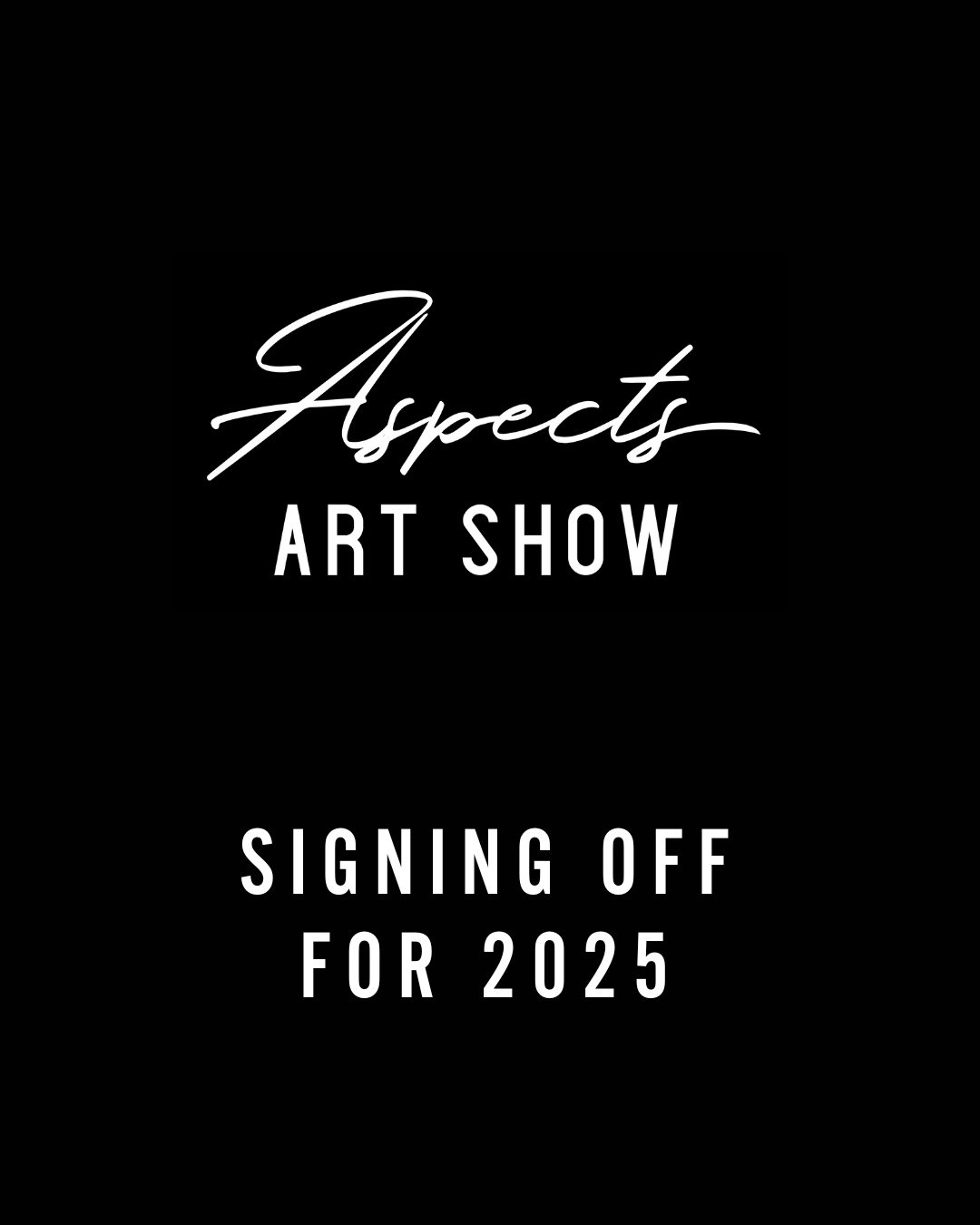 Thank you to everyone who supported our show in 2025.⁠
⁠
It was another big year for Aspects.⁠
652 works in our pavilion.⁠
Over 350 people in attendance on Opening Night.⁠
Hundreds of people viewed our show over two big days.⁠
Over $30,000 in prize m