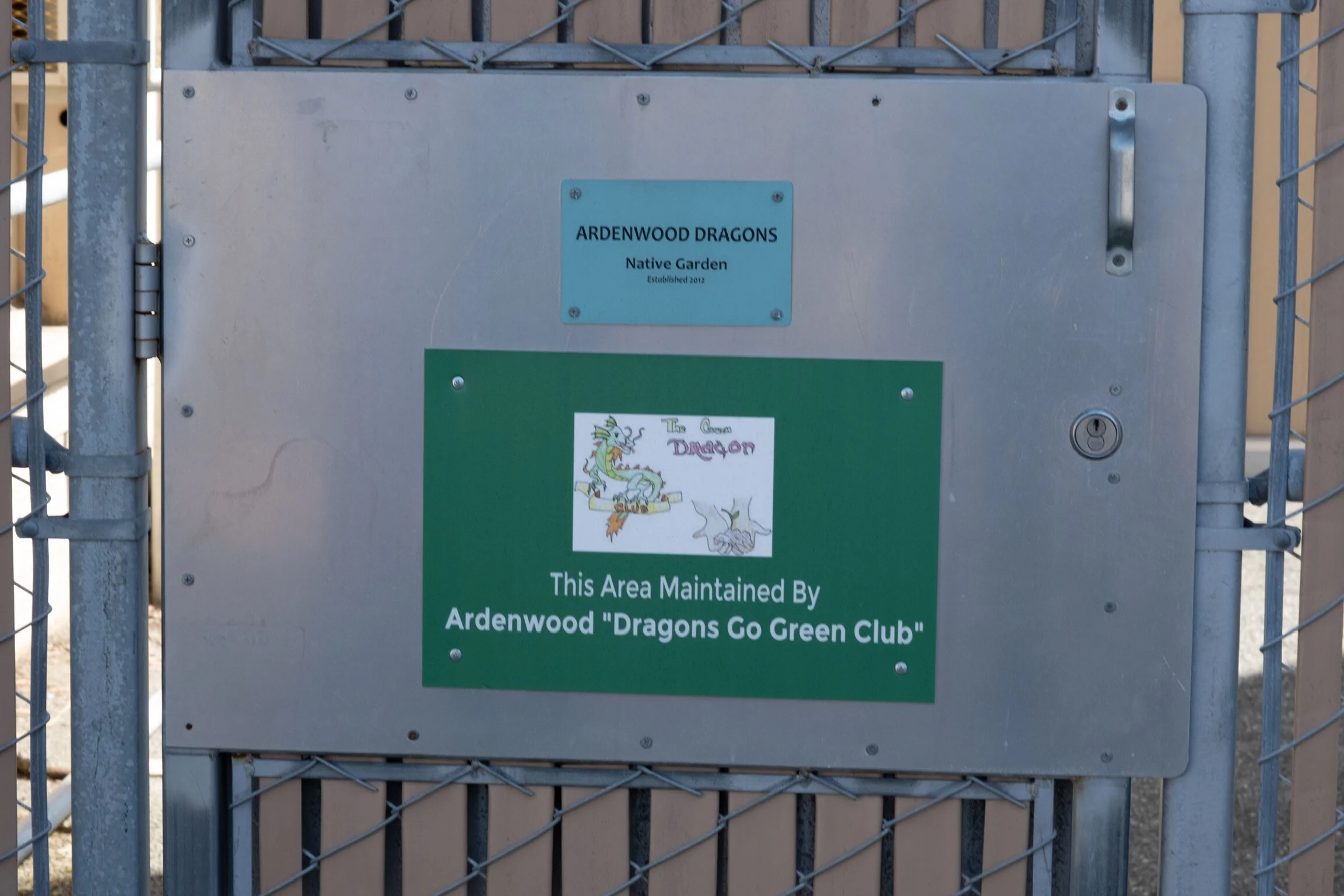 Ardenwood Elementary Native Garden Entrance