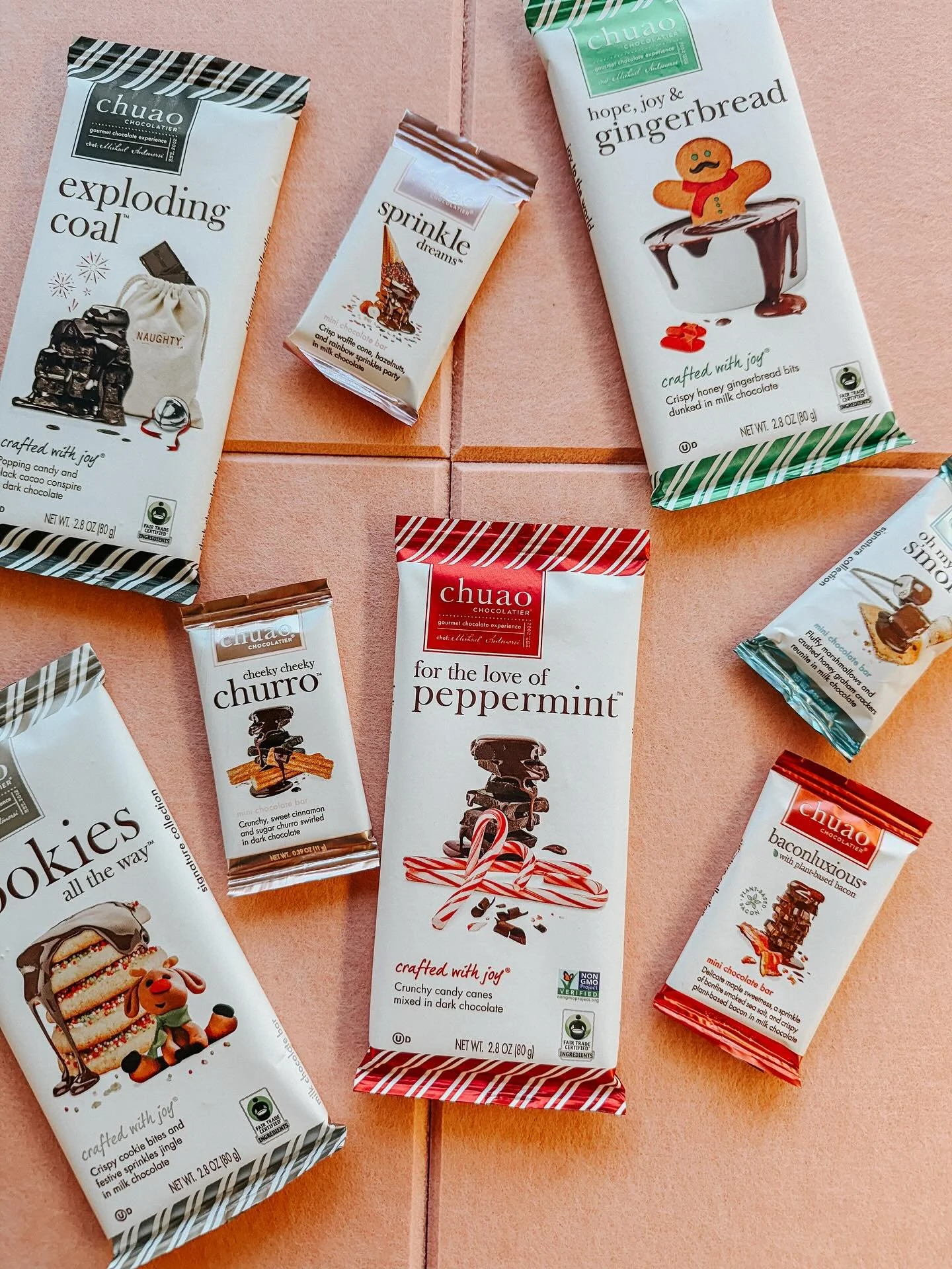 Our first order of Christmas candy is in!❤️💚 We have a few of our  holiday chocolates in stock with a restock of our through-the-year favs!🎄 Christmas is right around the corner and we are so excited!!