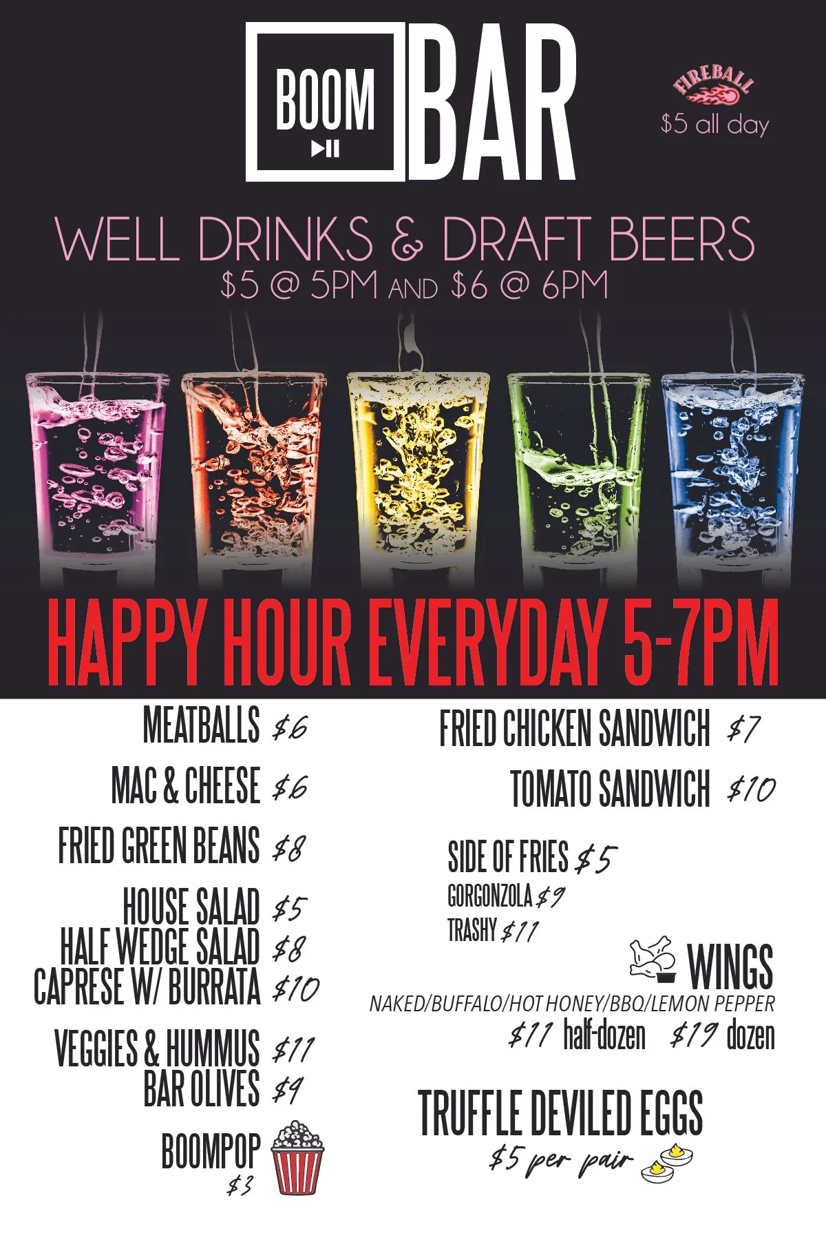 Happy Hour — Boombox Bar White Center, WA