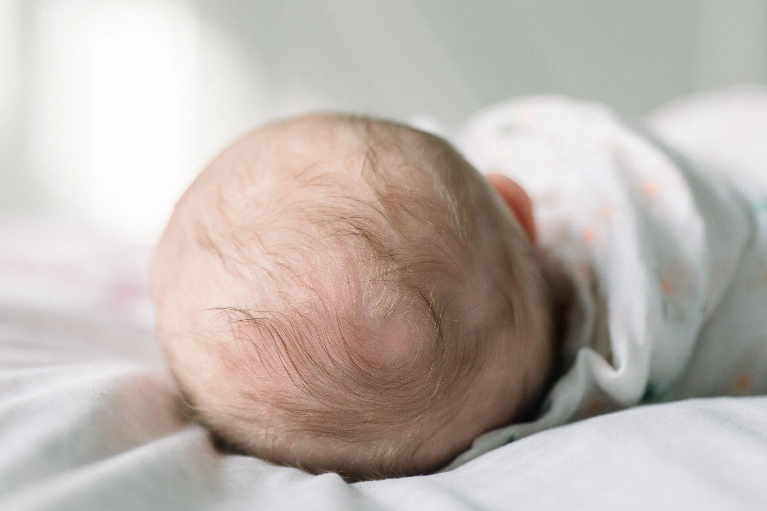 Detail of baby's back of head