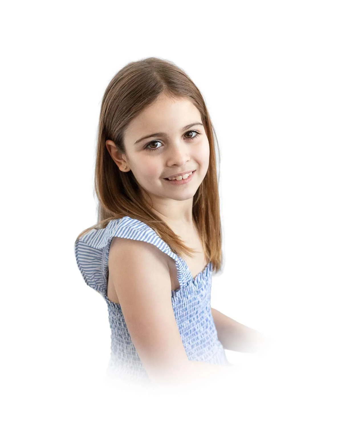 Traditional vignette photo of a girl