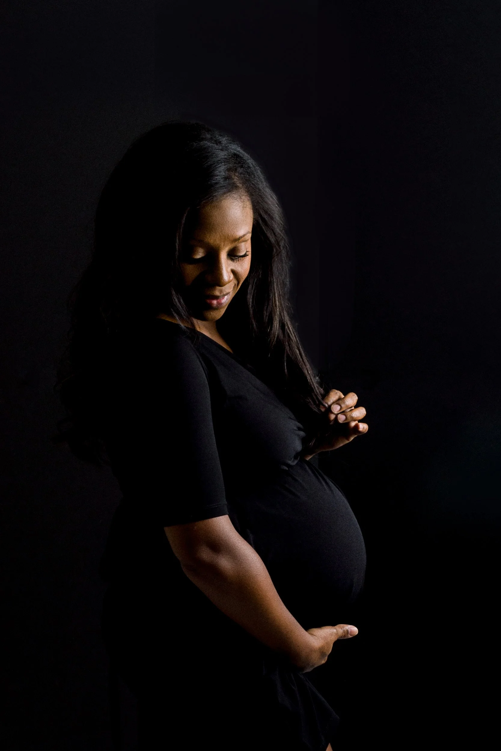 Studio maternity photography