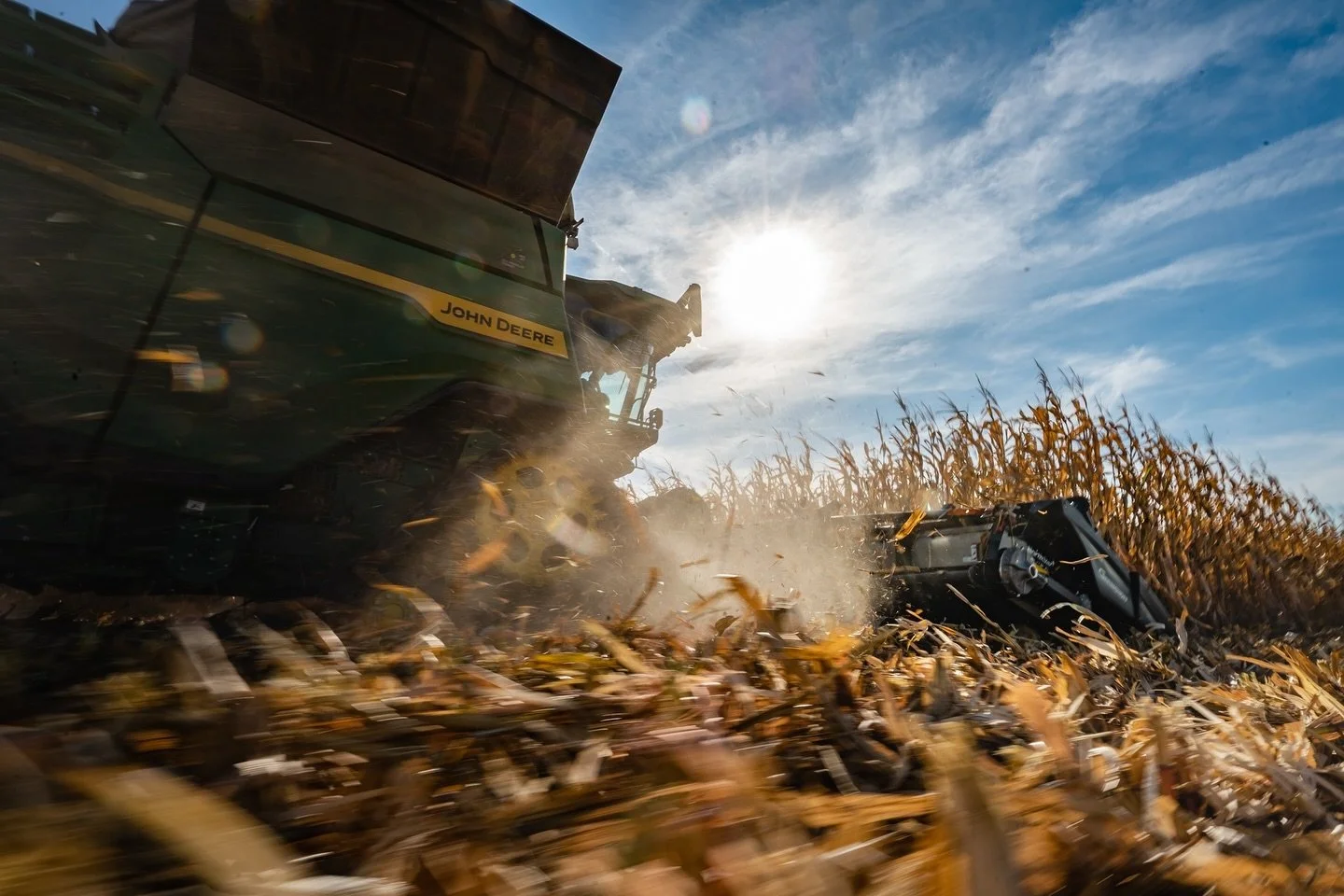 Day 2 in corn 🌽 #harvest24 #johndeere
