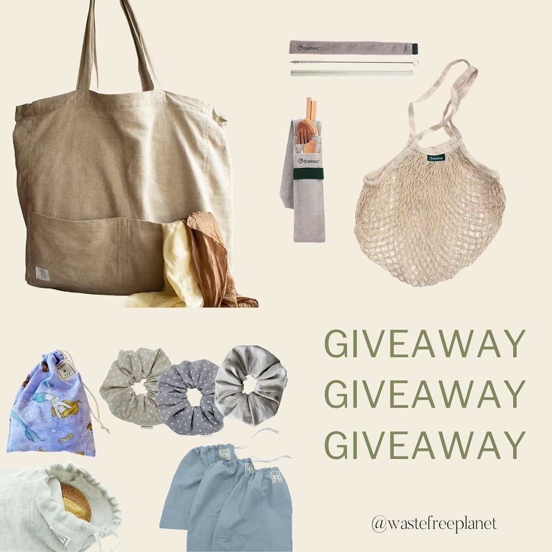 🚨GIVEAWAY ALERT 🚨

We have teamed up with some fabulous sustainable brands to bring you this awesome prize pack including:

➤ @weduebest Sustainable Starter Kit
➤ @nana.co.designs Upcycle Snackaroo, Upcycle Produce Bag, Linen Bread Bag (OEKO-TEX Ce