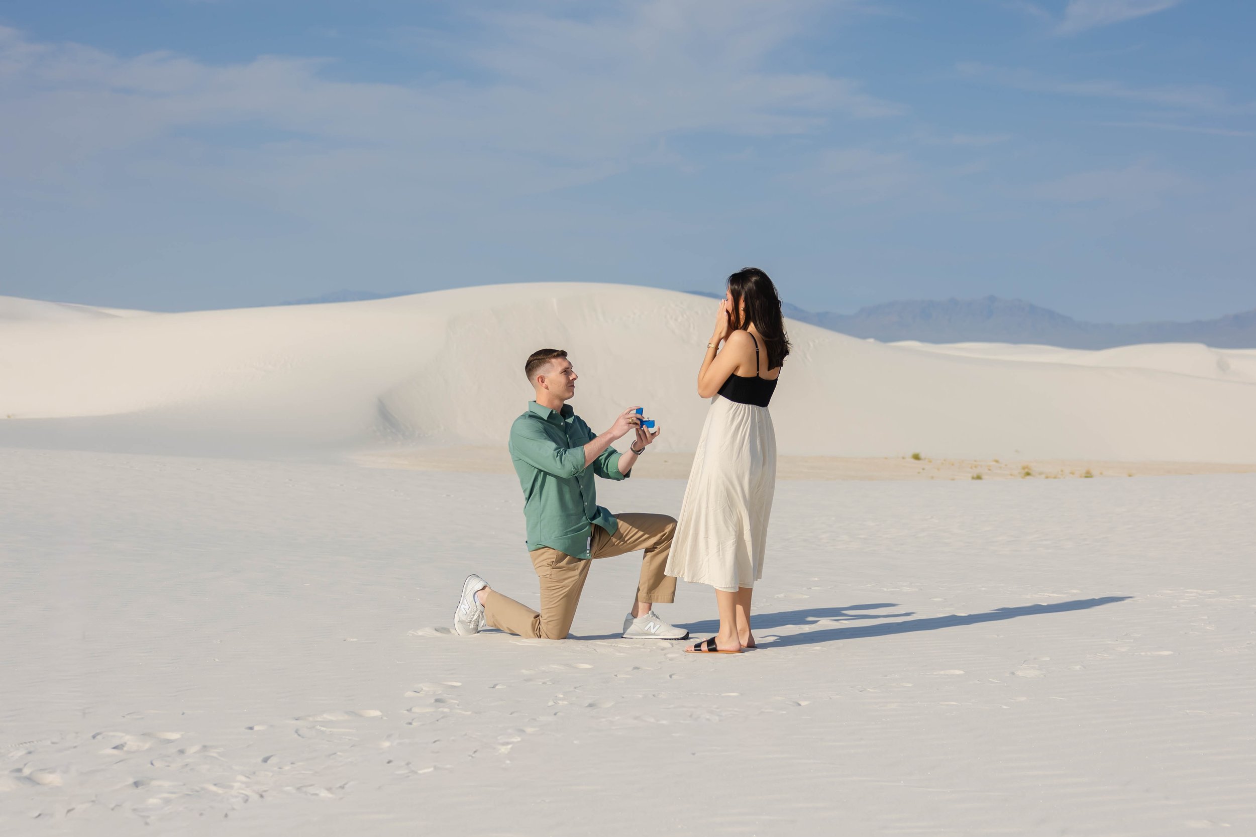 An Intimate Surprise Proposal at White Sands National Park in Southern New Mexico