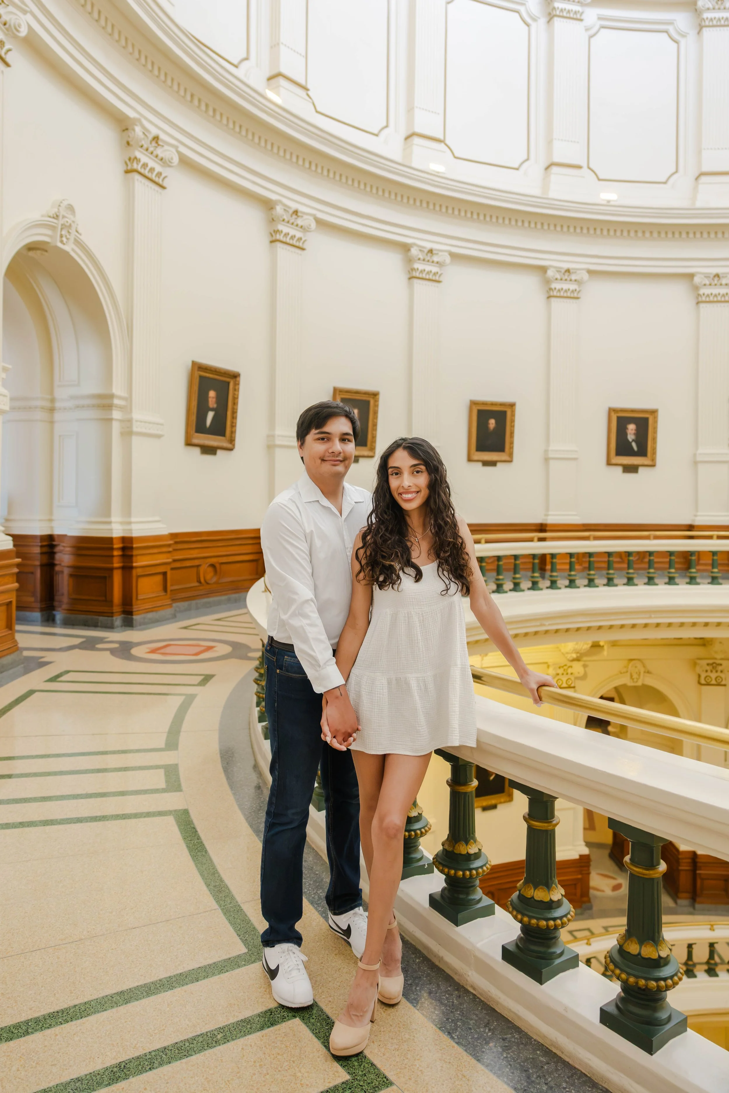 A Romantic Couples Photoshoot at the Texas State Capitol in Austin