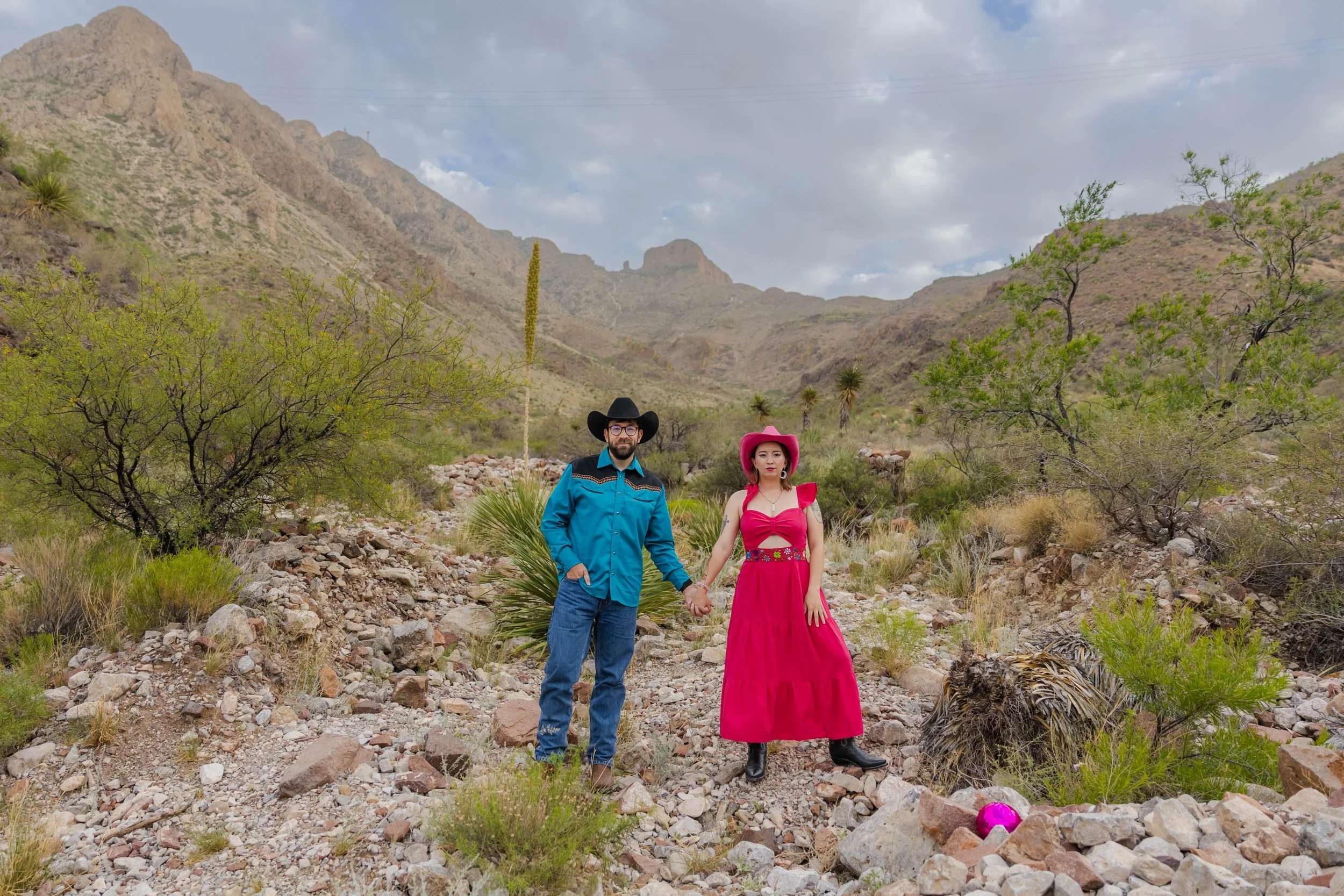 A Radiant Engagement at El Paso's Smuggler's Pass in the Franklin Mountains