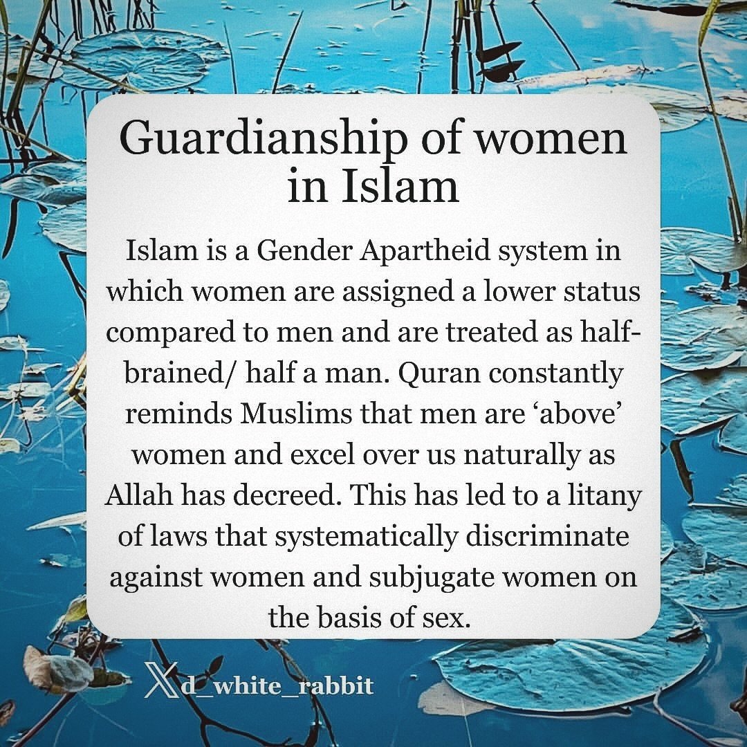Continuing the focus of amplifying ex-Muslim voices for #exmuslimawarenessmonth we hear this from 
@sara.ghorbani13 
&ldquo;I am not half a man. I am not worth half a man. My brain doesn&rsquo;t work in half. Men aren&rsquo;t even the standard agains