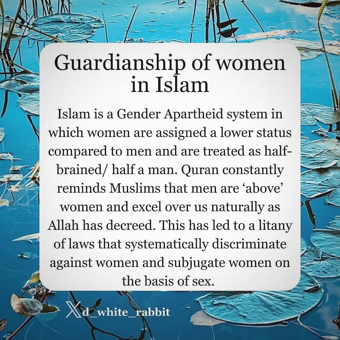 Continuing the focus of amplifying ex-Muslim voices for #exmuslimawarenessmonth we hear this from 
@sara.ghorbani13 
&ldquo;I am not half a man. I am not worth half a man. My brain doesn&rsquo;t work in half. Men aren&rsquo;t even the standard agains
