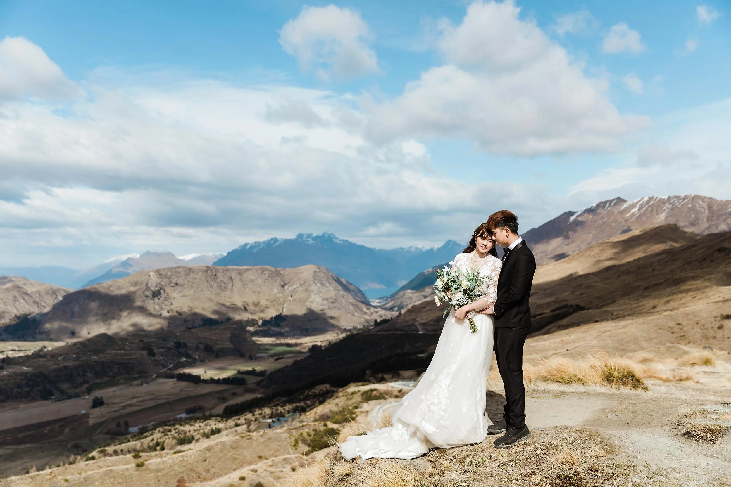 Queenstown Coronet Peak Wedding Photo