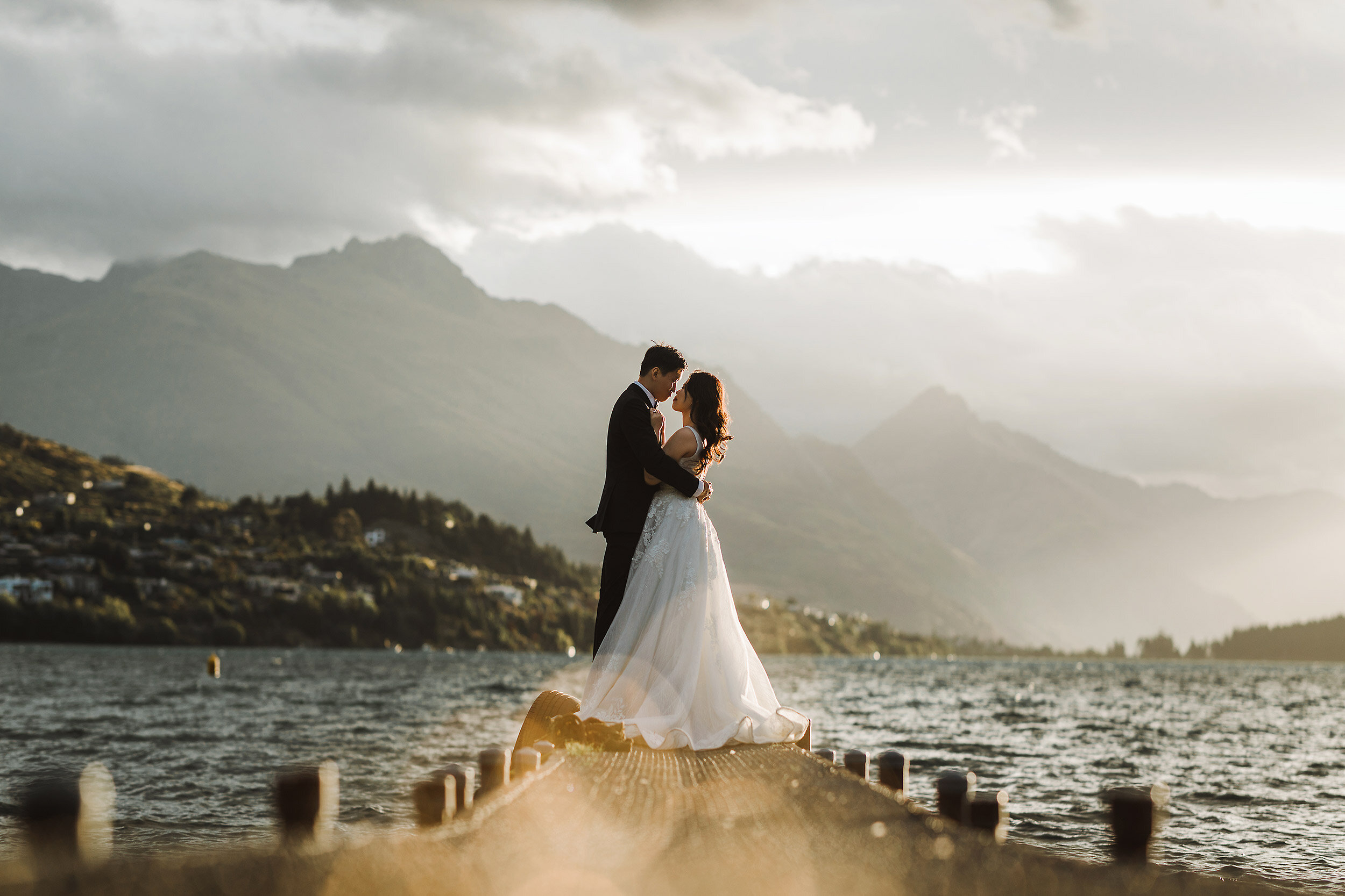 Queenstown Bridge Wedding Photo