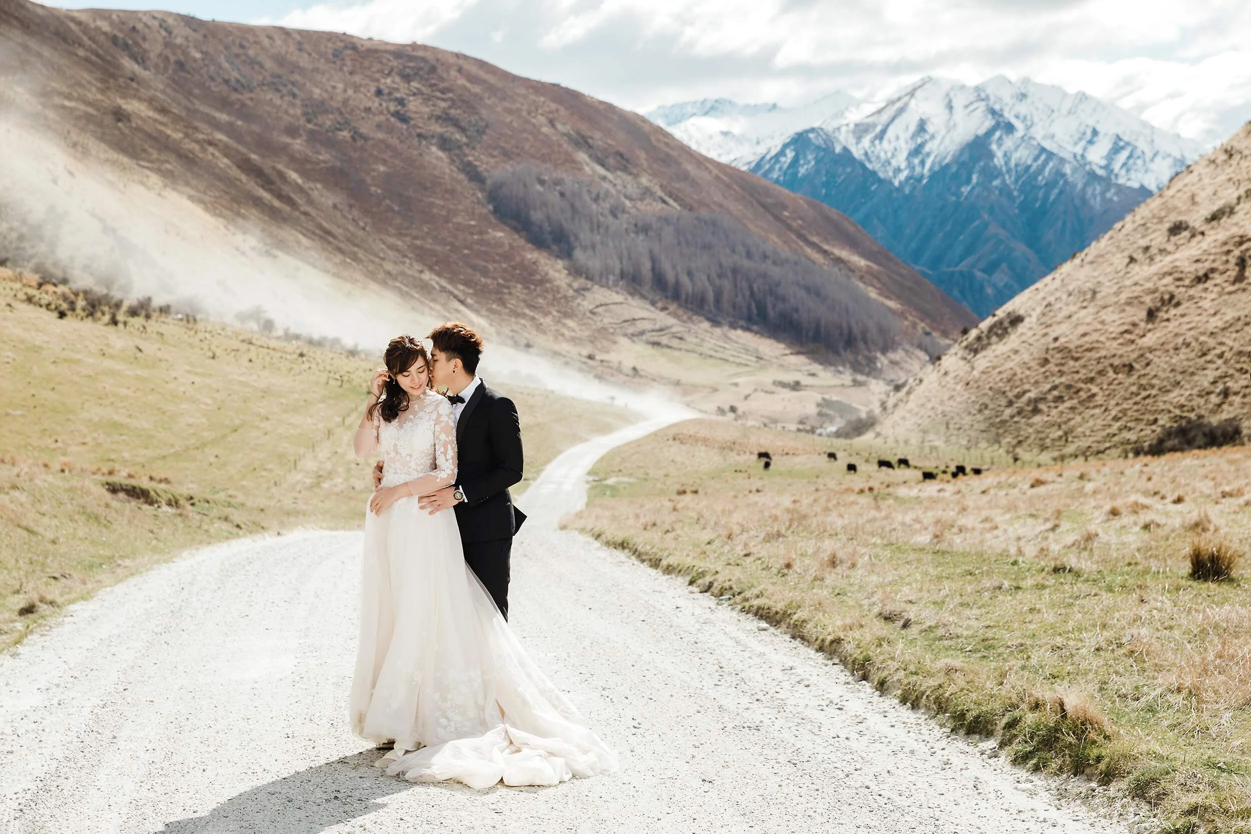 Queenstown Moke Lake Wedding Photo