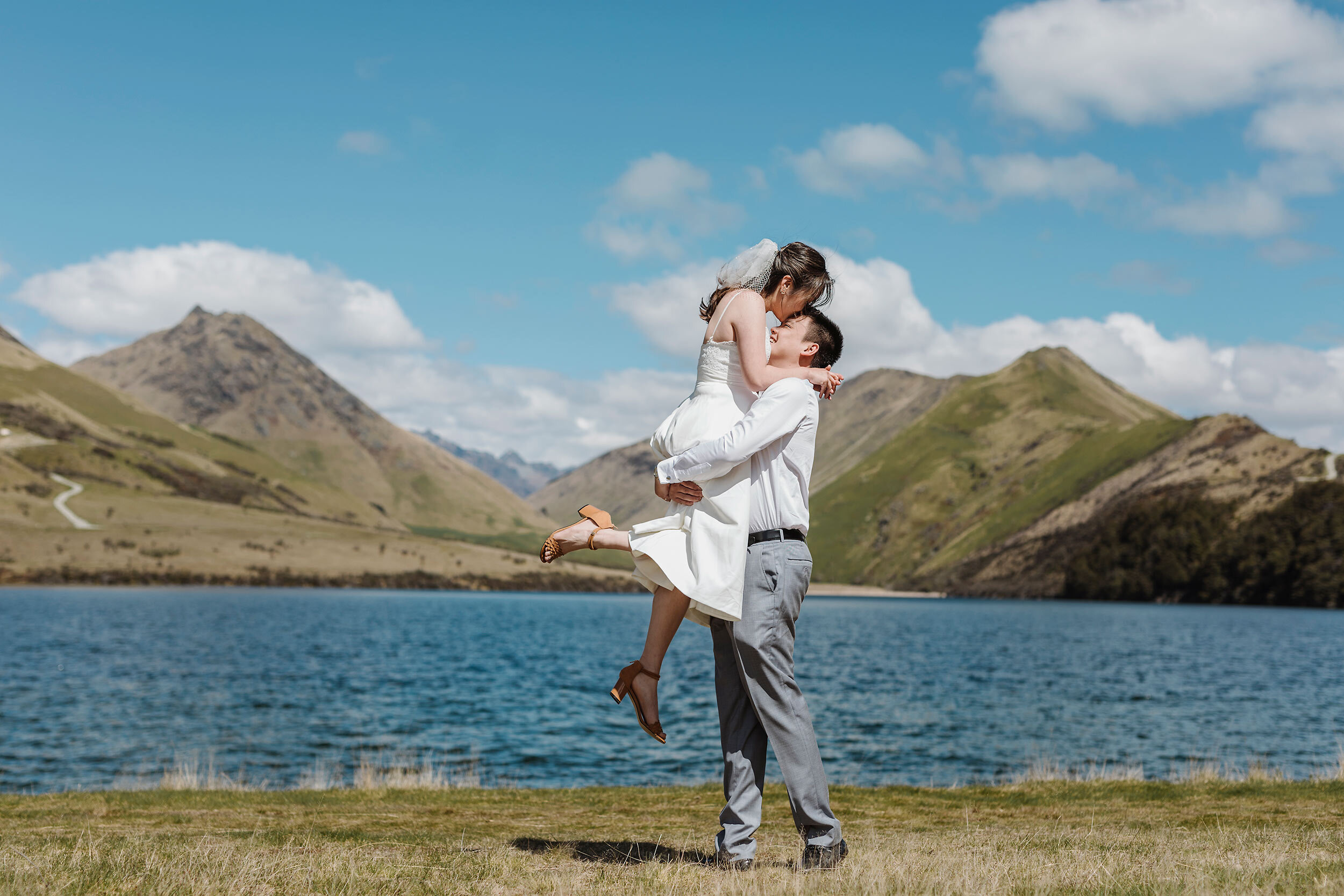 Queenstown Moke Lake Wedding Photoshoot