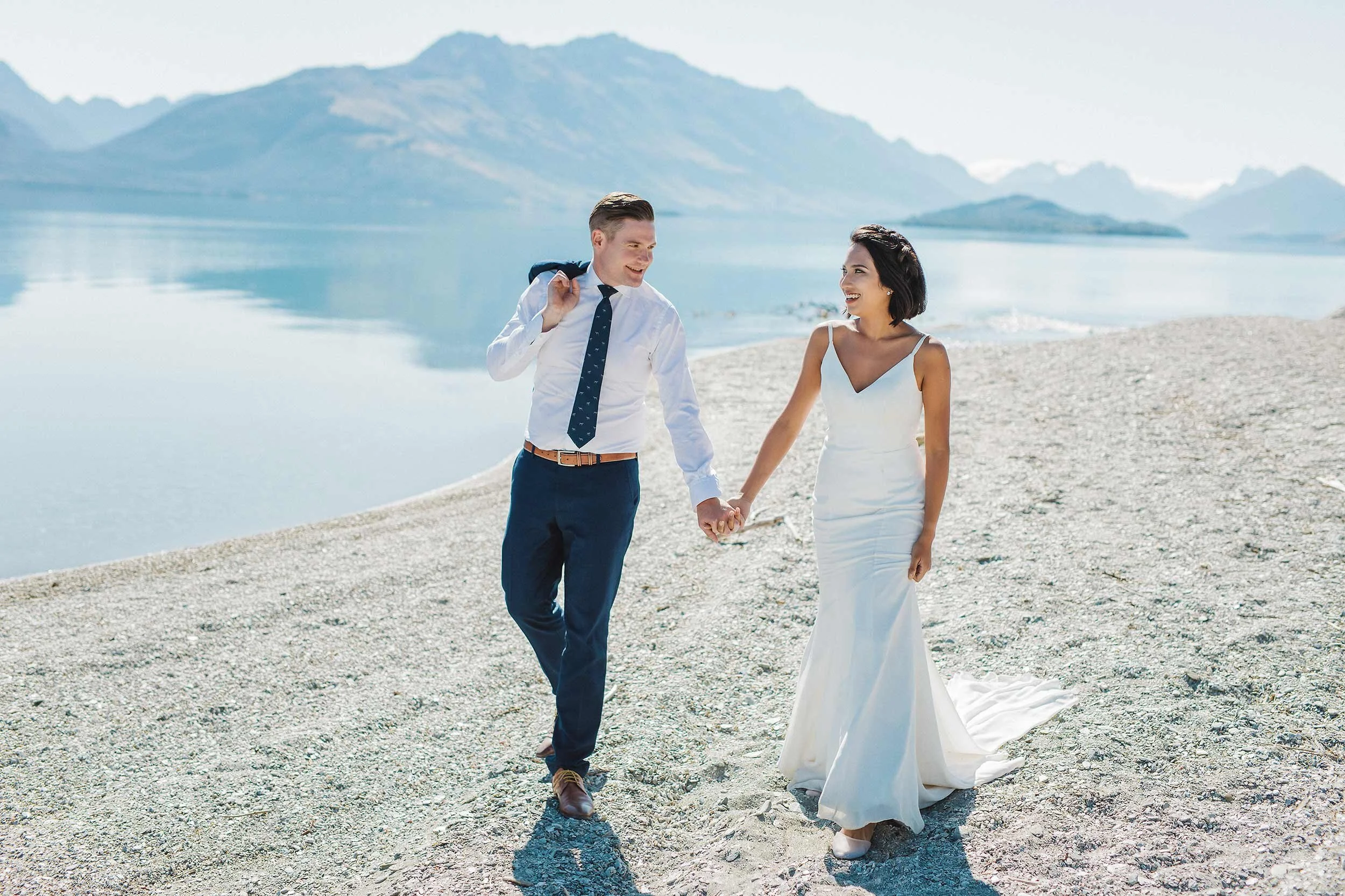 Glenorchy Lakeside Wedding Photoshoot