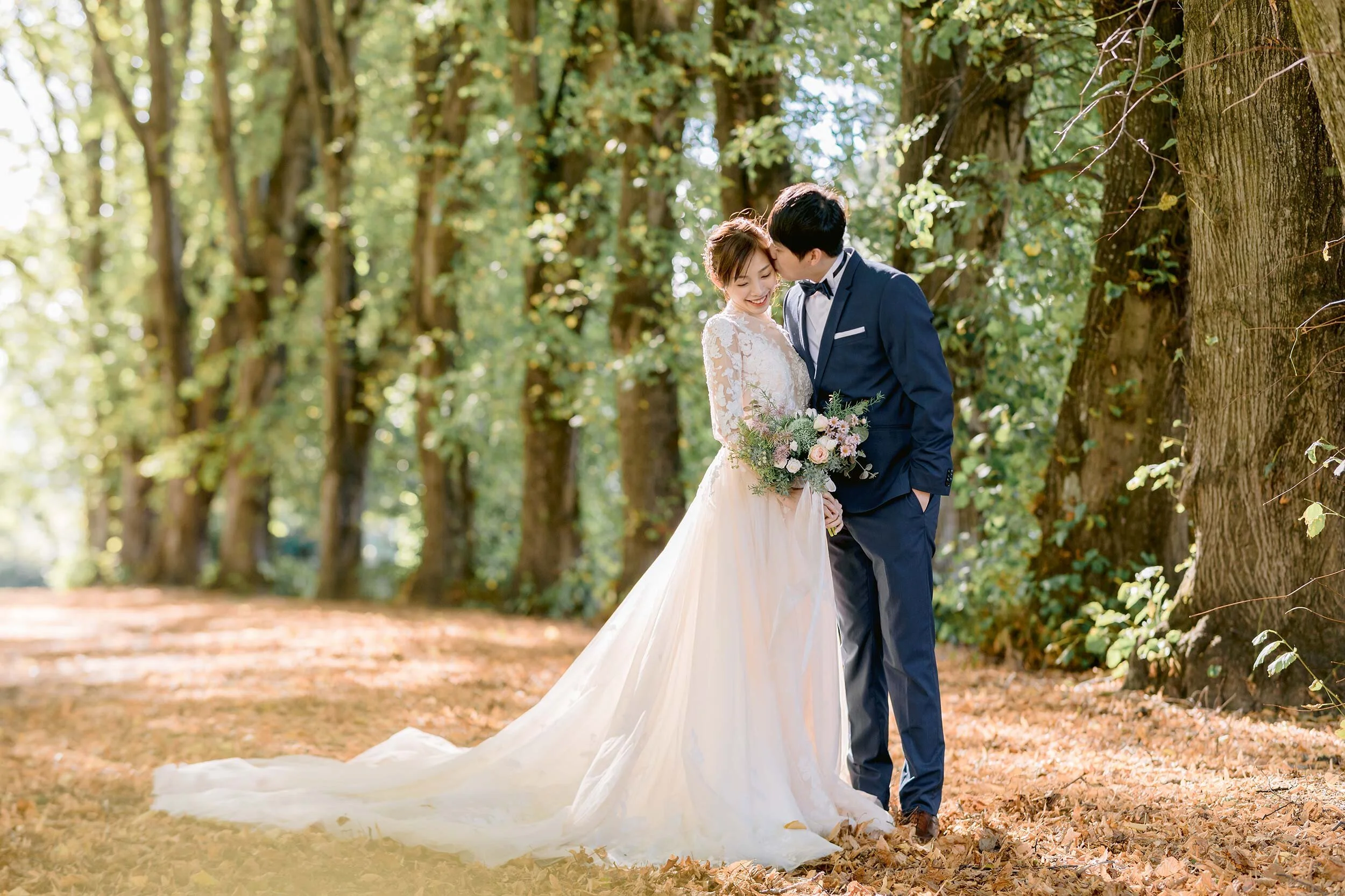 Wanaka Autumn Wedding Photo