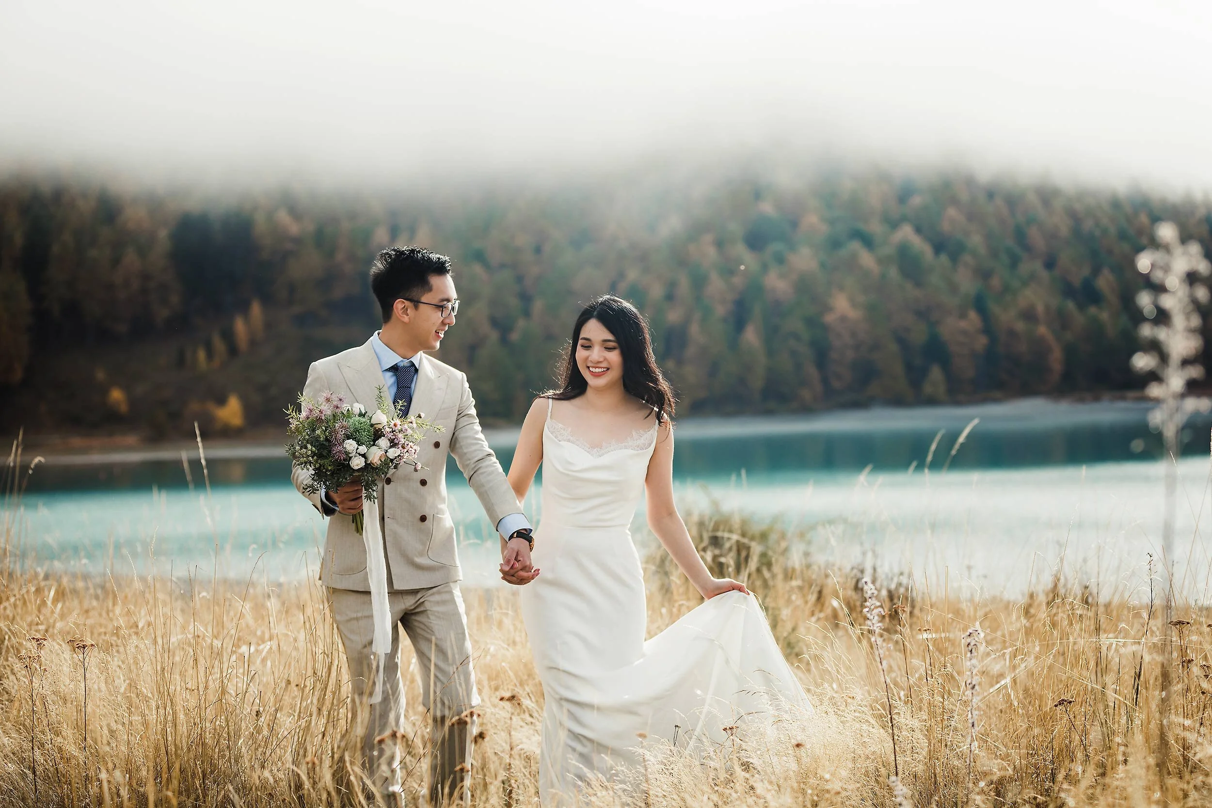 Tekapo Lakeside Wedding Photography