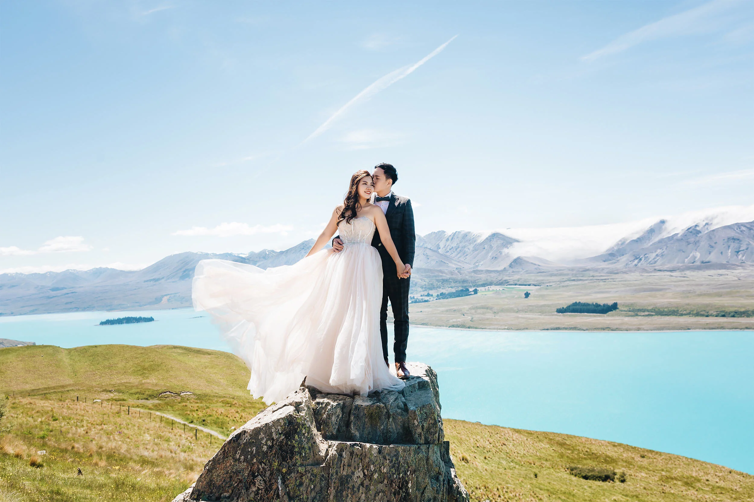 Tekapo Mt John Wedding Photo