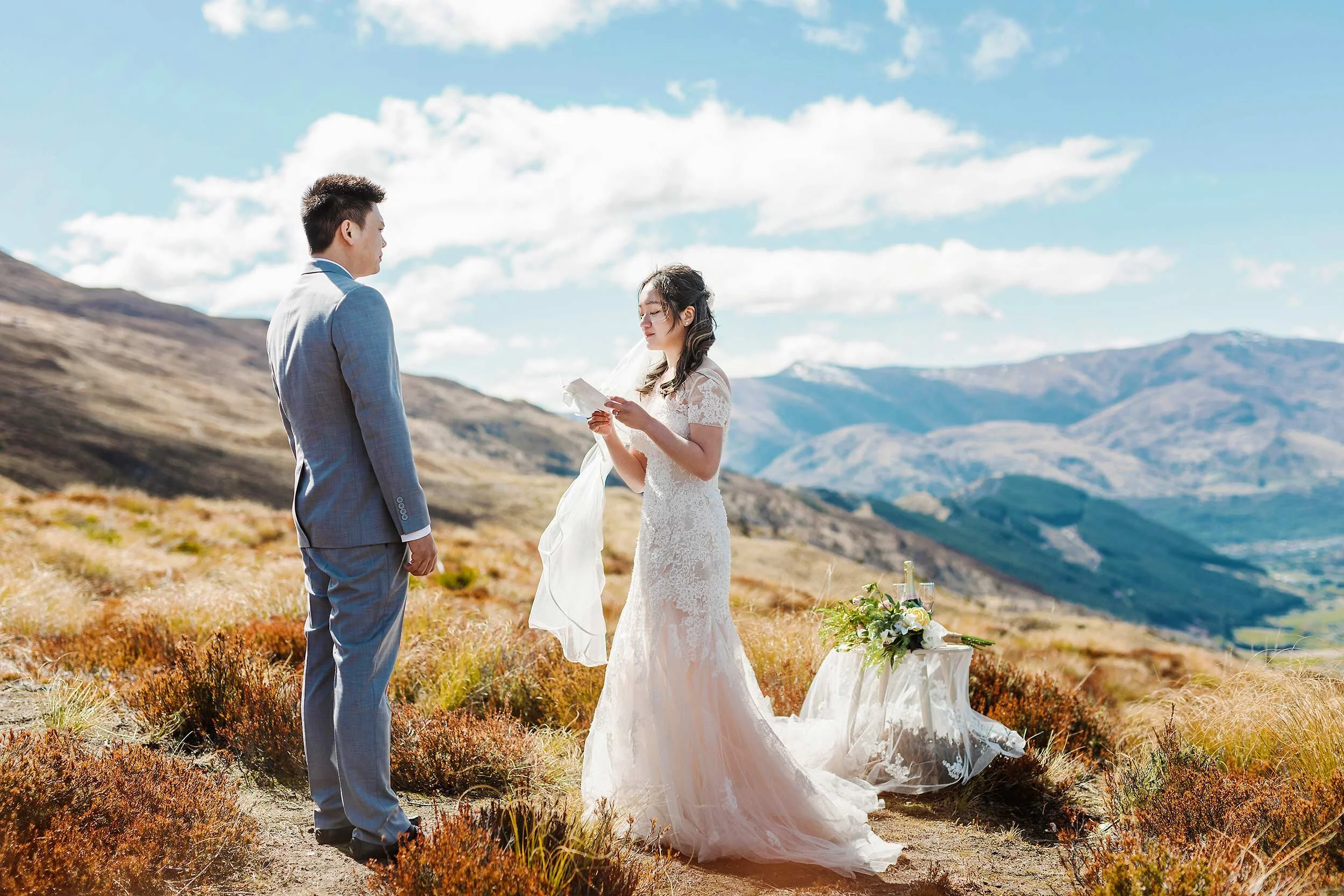 Queenstown Mountain Elopement Wedding