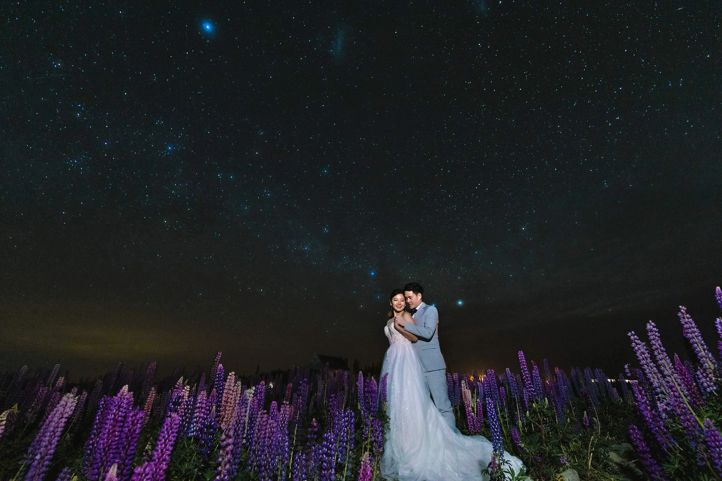 Queenstown Tekapo Star Wedding Photoshoot