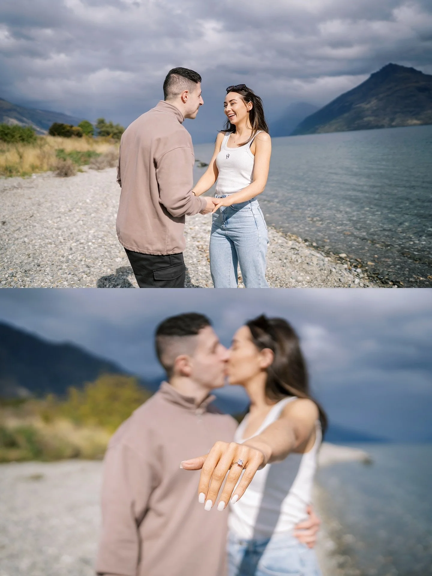 A secret proposal in Queenstown 💍✨
Just the two of them, the mountains, the lake, and that unforgettable “yes.”
A moment hidden in nature, but shining forever in their hearts. 🌿🏔❤️
#queenstownproposal #queenstownproposalphotographer #