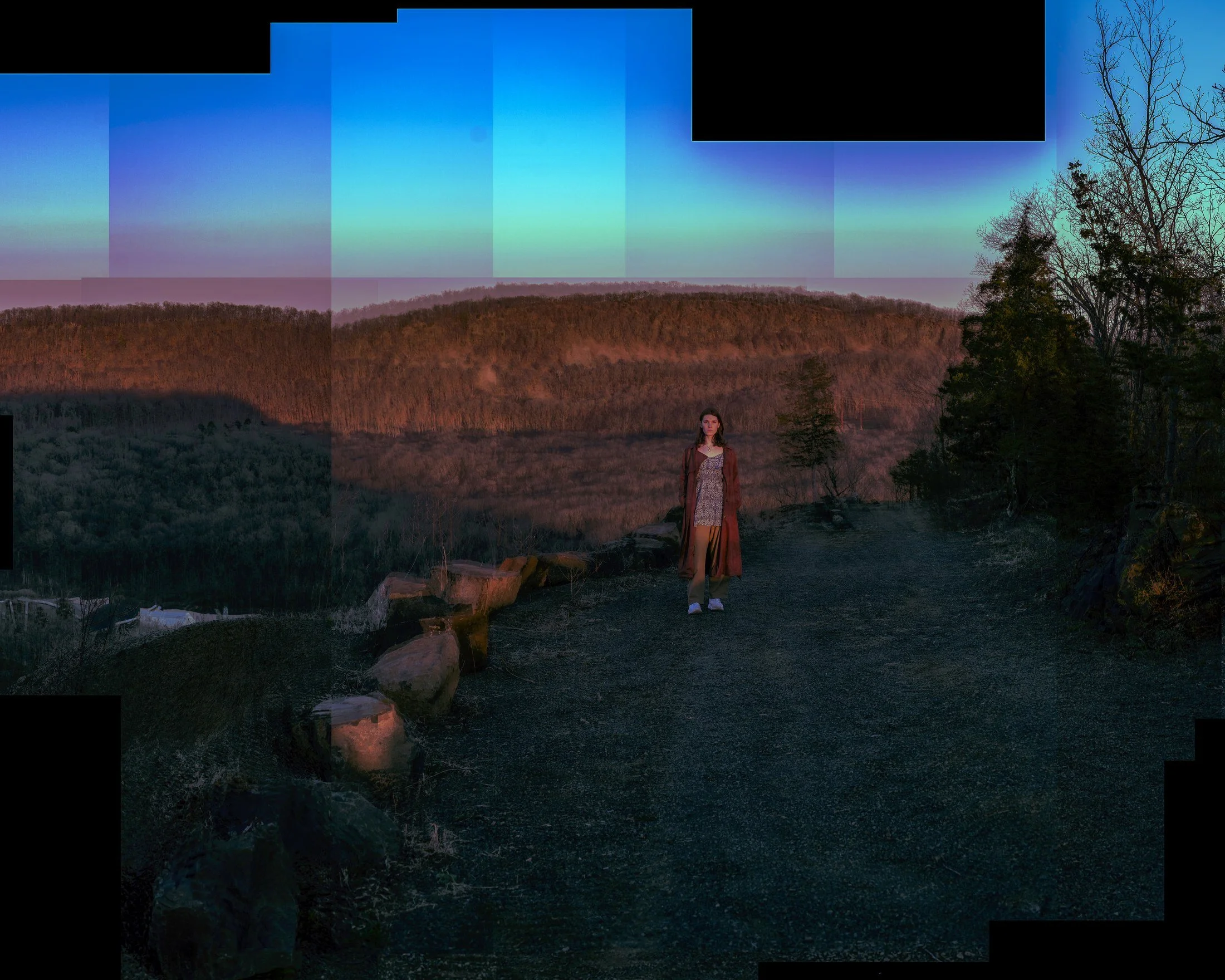 101 · (april 2026)
at the quarry at last light