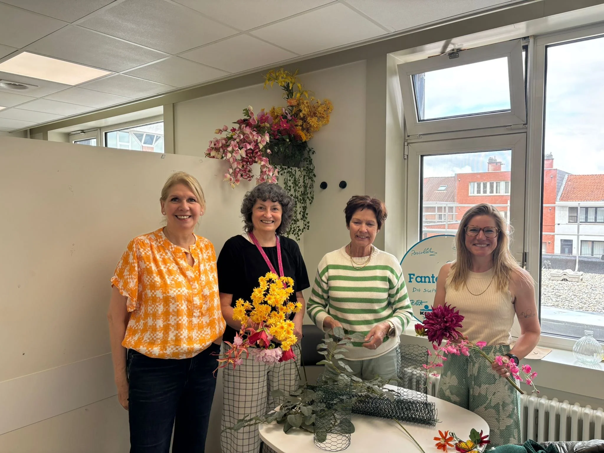 Fleurige make-over van het dagziekenhuis