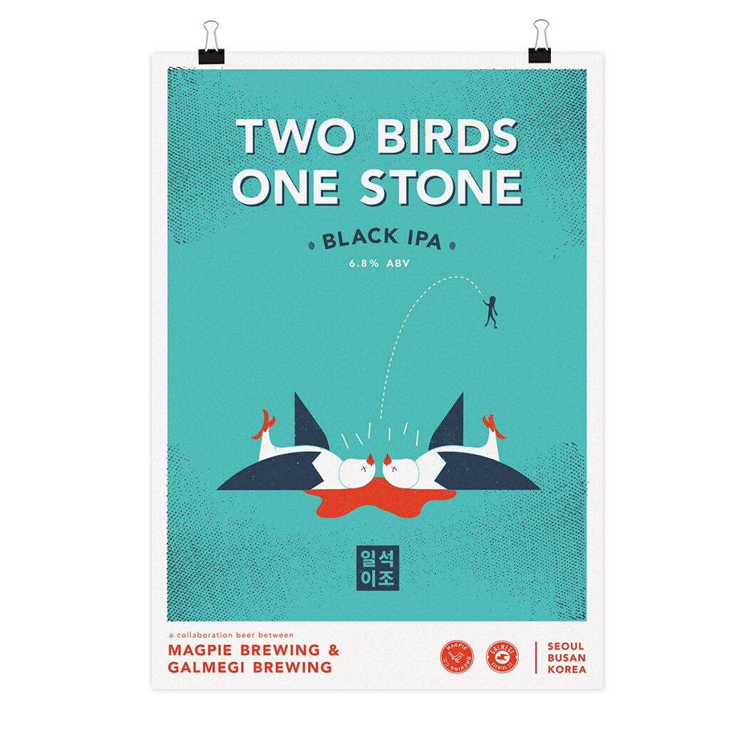 OHKO Champions - Magpie Brewing Co Poster