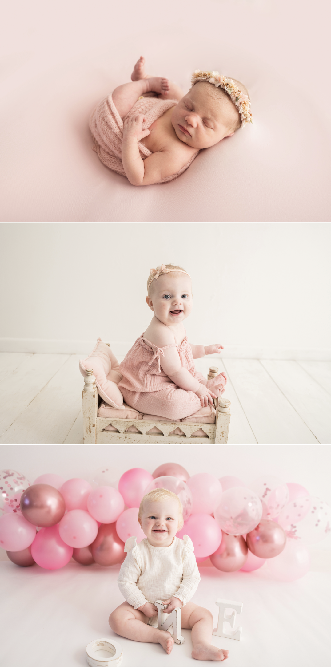 From Newborn to First Birthday | Baby's First Year Photography in Gloucestershire