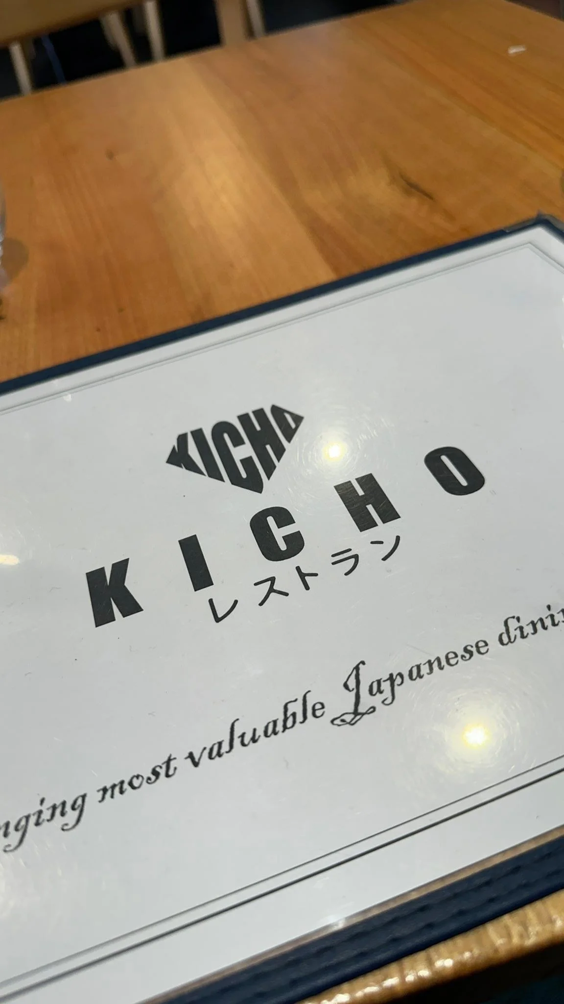 Anniversary lunch at this incredible spot 
Kicho Japanese restaurant. The best food!&rsquo; 
With Dimitri Greg