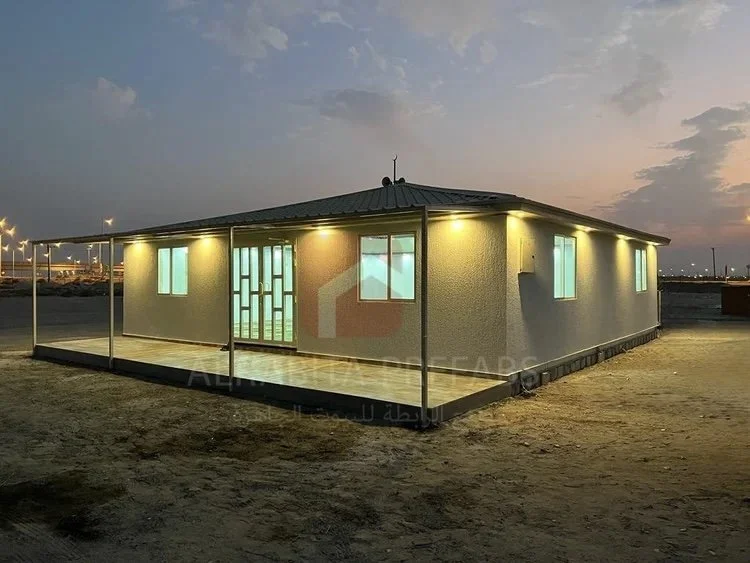 Prefabricated building executed by Alrabita Prefab Co. مبنى جاهز مسبق الصنع تم تنفيذه من قبل مصنع الرابطة للبيوت الجاهزة