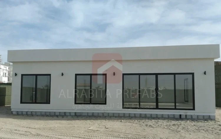 Prefabricated building executed by Alrabita Prefab Co. مبنى جاهز مسبق الصنع تم تنفيذه من قبل مصنع الرابطة للبيوت الجاهزة
