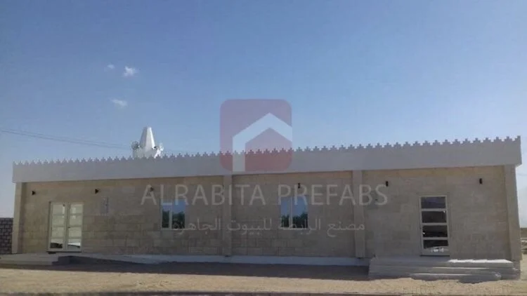 Prefabricated building executed by Alrabita Prefab Co. مبنى جاهز مسبق الصنع تم تنفيذه من قبل مصنع الرابطة للبيوت الجاهزة