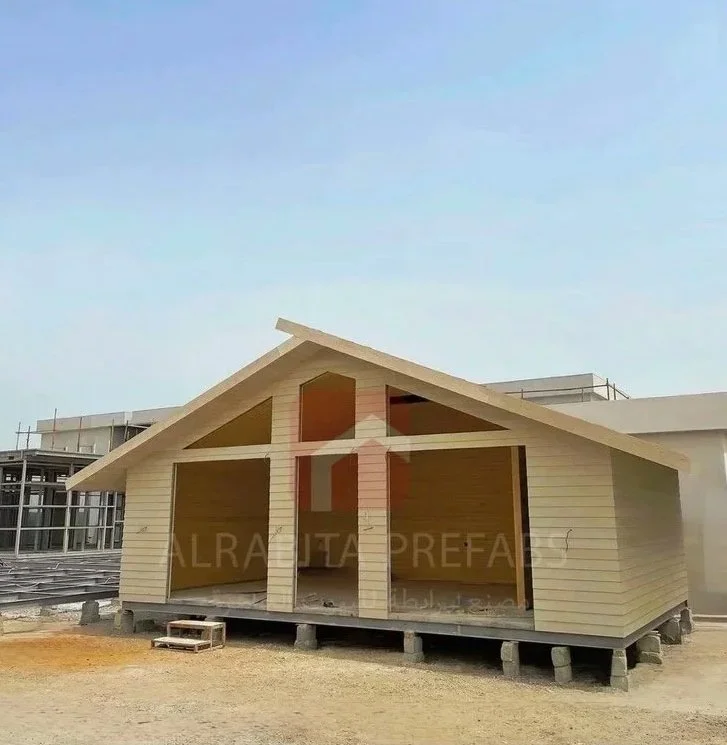 Prefabricated building executed by Alrabita Prefab Co. مبنى جاهز مسبق الصنع تم تنفيذه من قبل مصنع الرابطة للبيوت الجاهزة