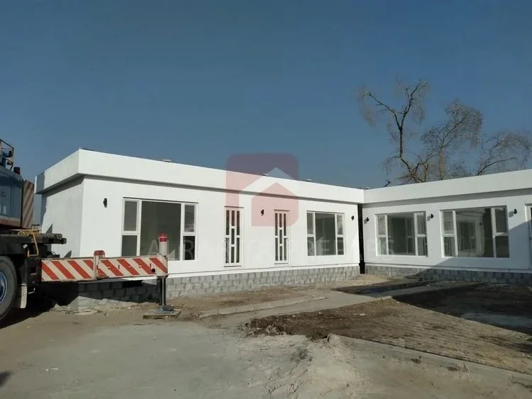 Prefabricated chalet executed by Alrabita Prefab Co. شاليه جاهز مسبق الصنع تم تنفيذه من قبل مصنع الرابطة للبيوت الجاهزة
