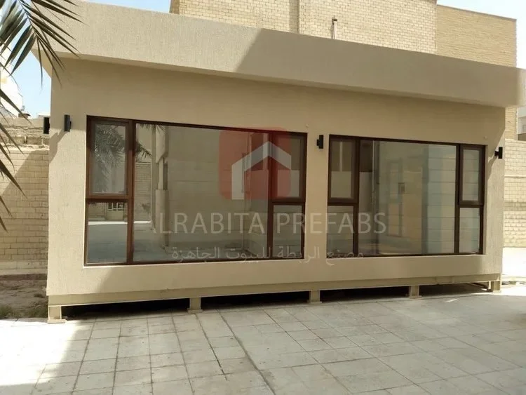 Prefabricated diwaniya executed by Alrabita Prefab Co. ديوانية جاهزة مسبقة الصنع تم تنفيذها من قبل مصنع الرابطة للبيوت الجاهزة