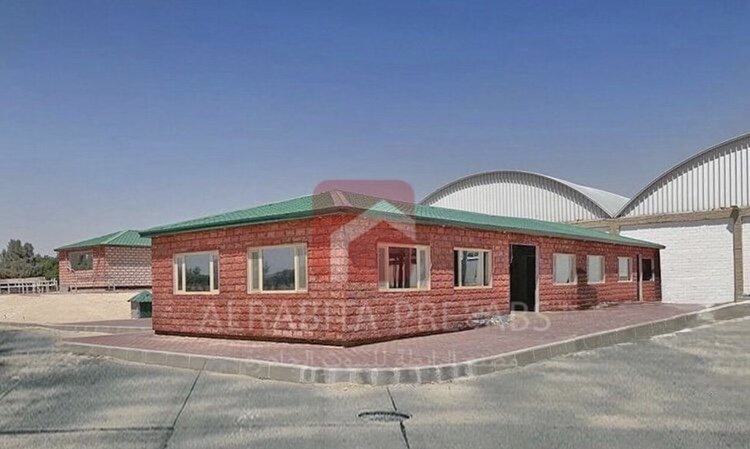 Prefabricated chalet executed by Alrabita Prefab Co. شاليه جاهز مسبق الصنع تم تنفيذه من قبل مصنع الرابطة للبيوت الجاهزة