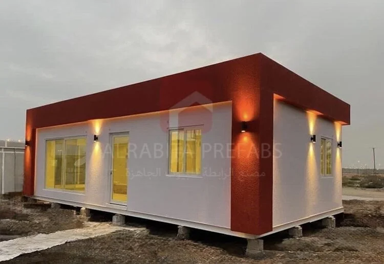 Prefabricated building executed by Alrabita Prefab Co. مبنى جاهز مسبق الصنع تم تنفيذه من قبل مصنع الرابطة للبيوت الجاهزة