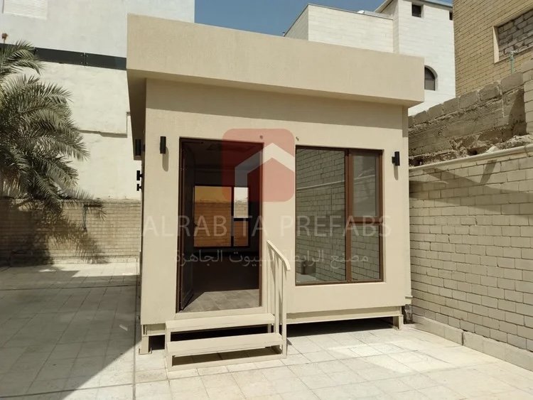 Prefabricated diwaniya executed by Alrabita Prefab Co. ديوانية جاهزة مسبقة الصنع تم تنفيذها من قبل مصنع الرابطة للبيوت الجاهزة