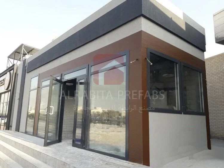 Prefabricated building executed by Alrabita Prefab Co. مبنى جاهز مسبق الصنع تم تنفيذه من قبل مصنع الرابطة للبيوت الجاهزة