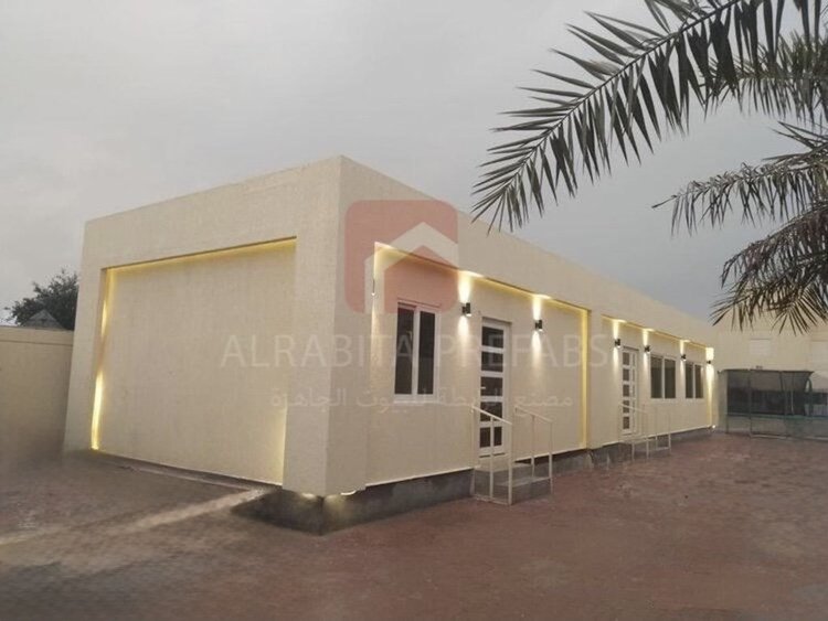Prefabricated diwaniya executed by Alrabita Prefab Co. ديوانية جاهزة مسبقة الصنع تم تنفيذها من قبل مصنع الرابطة للبيوت الجاهزة