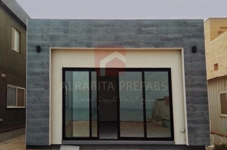 Prefabricated building executed by Alrabita Prefab Co. مبنى جاهز مسبق الصنع تم تنفيذه من قبل مصنع الرابطة للبيوت الجاهزة