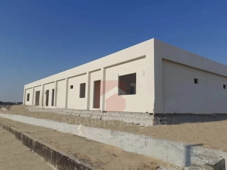 Prefabricated building executed by Alrabita Prefab Co. مبنى جاهز مسبق الصنع تم تنفيذه من قبل مصنع الرابطة للبيوت الجاهزة